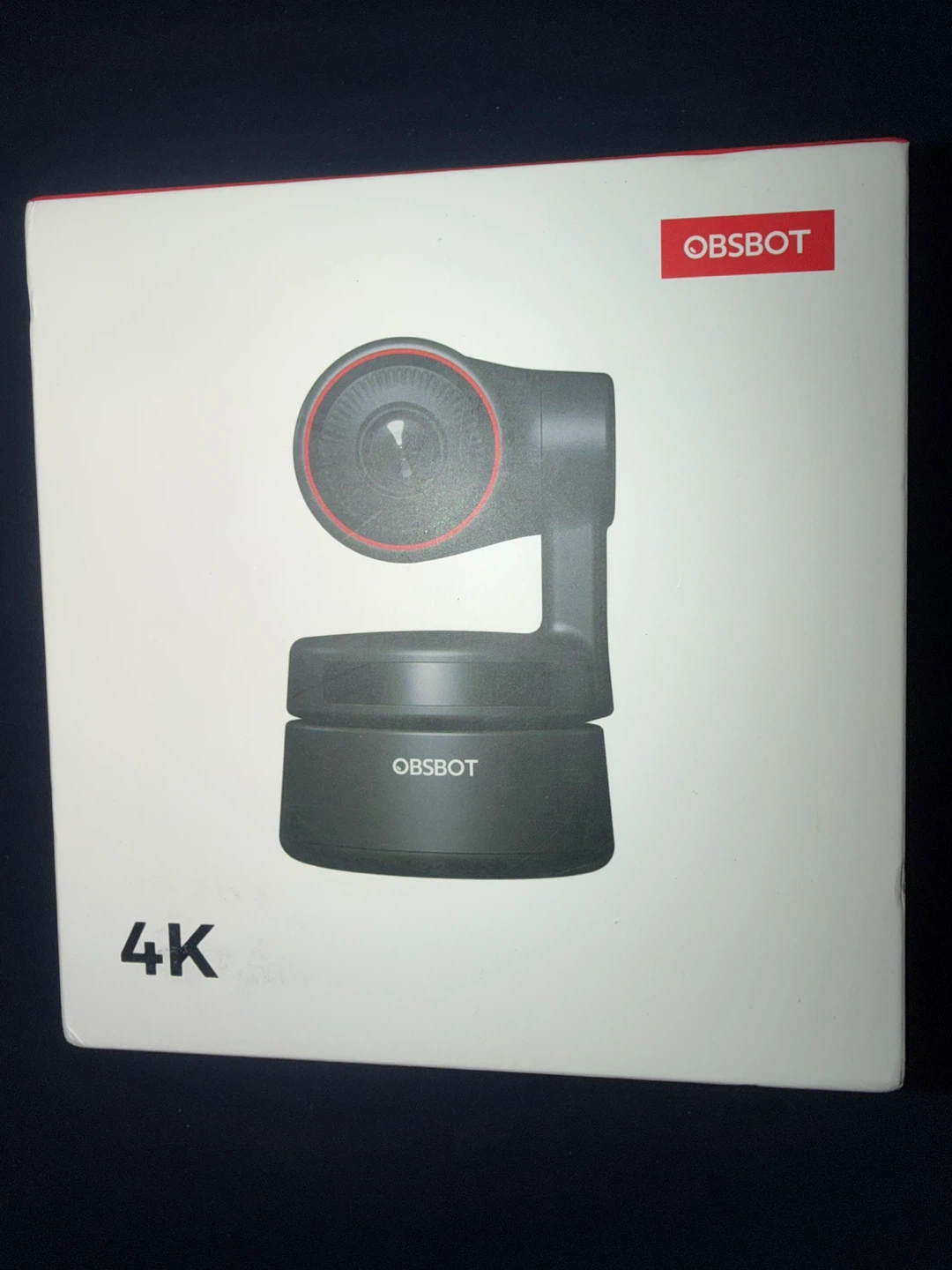 OBSBOT Tiny 4K AI-Powered PTZ Webcam (SEALED )