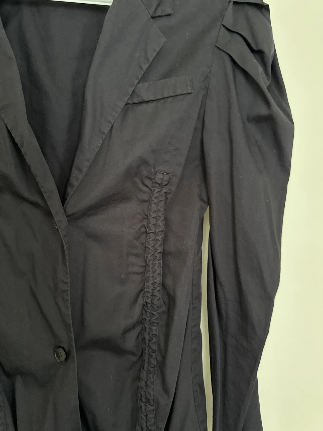 Designer Brand Unspoken Black Cinched Waist Blazer - photo 2
