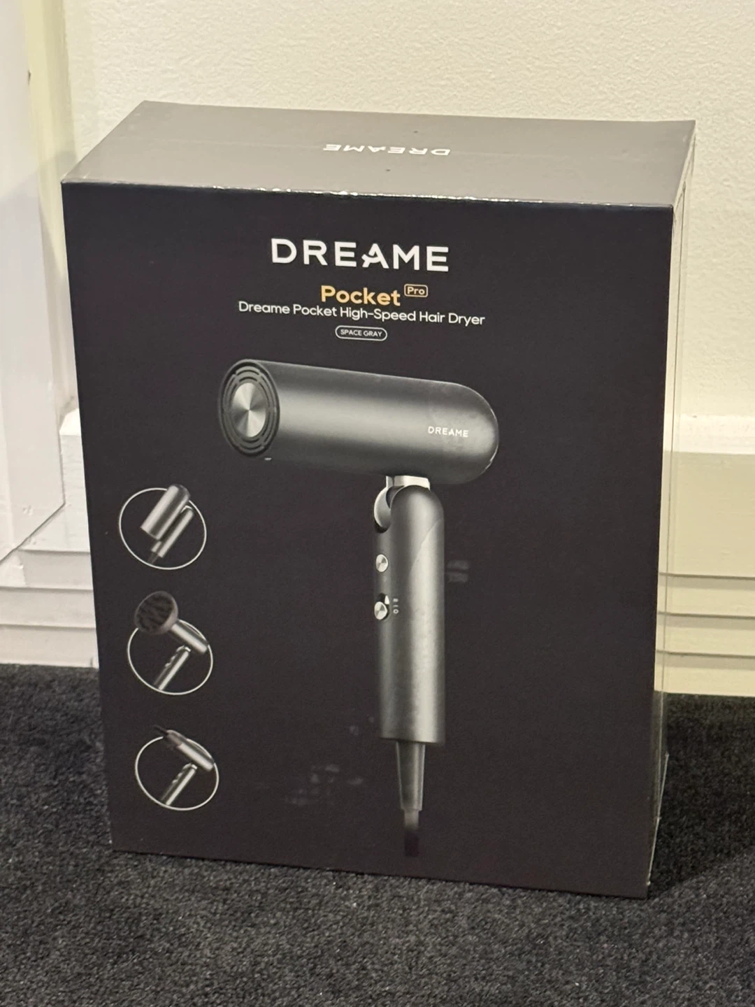 (New, read first) DREAME Pocket Pro Hair Dryer, Dual Voltage