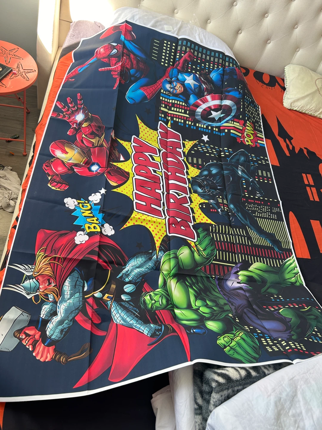 Happy Birthday Marvel Avengers Banner(New) 🌱
