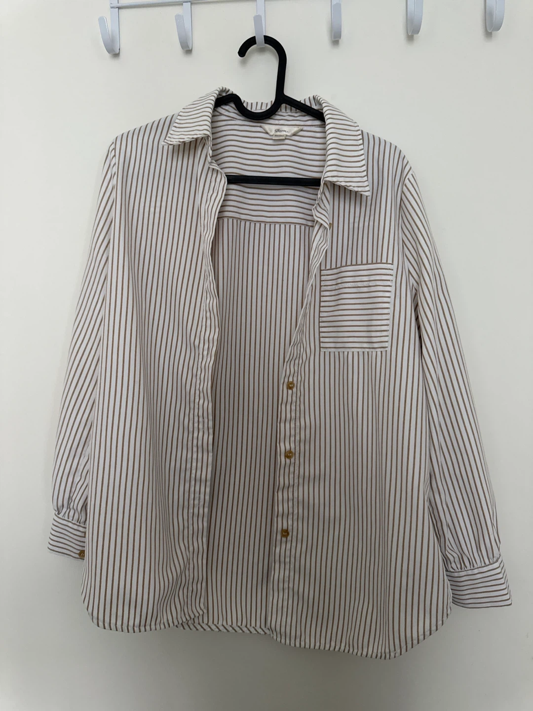 Roem's Striped Button-Up Shirt - Size 160/84A
