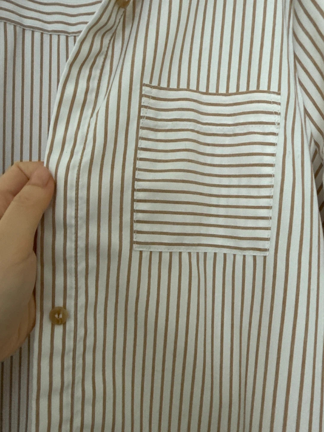 Roem's Striped Button-Up Shirt - Size 160/84A - photo 3