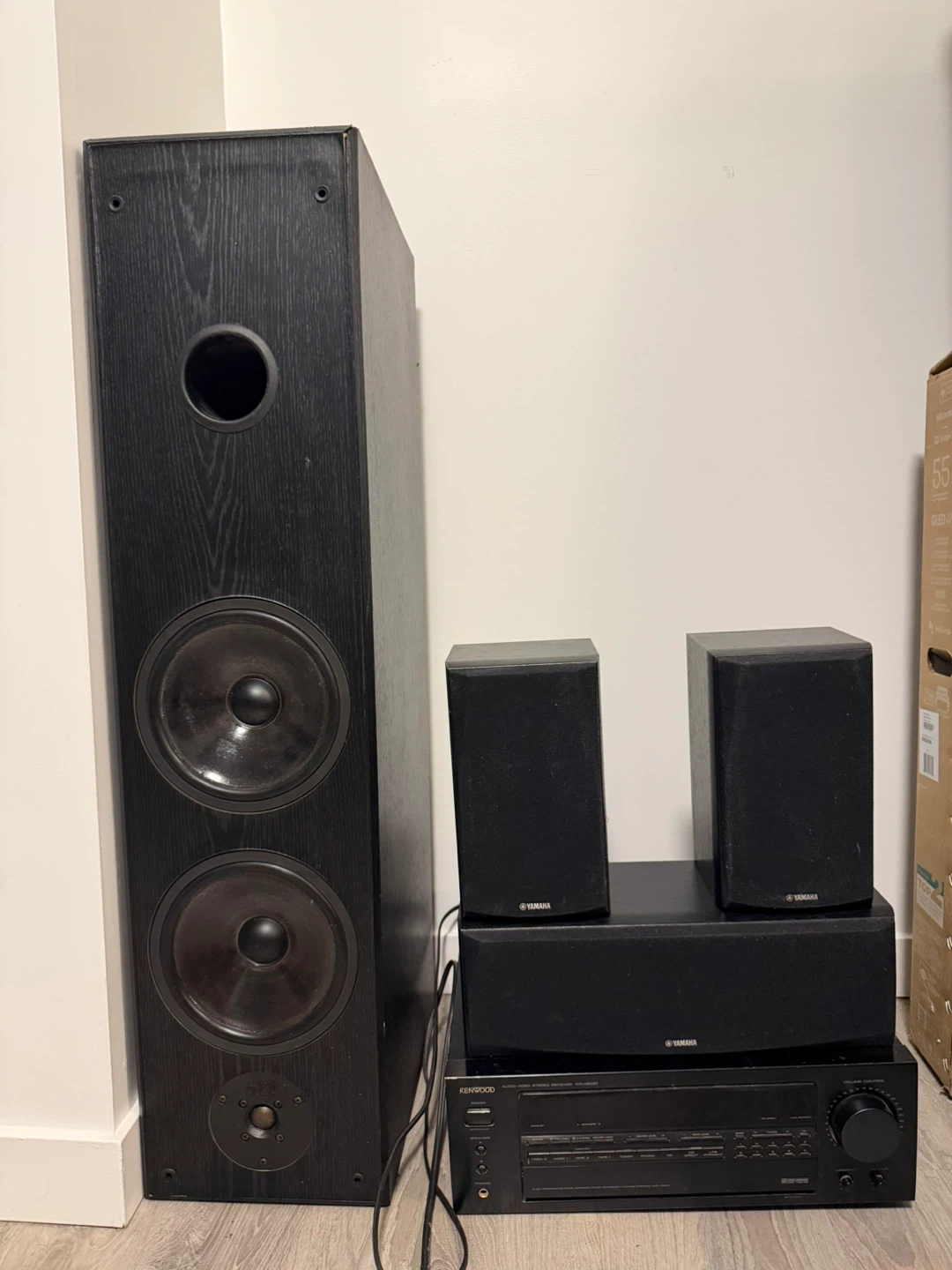 Yamaha Home Theatre Speaker System with Kenwood Receiver