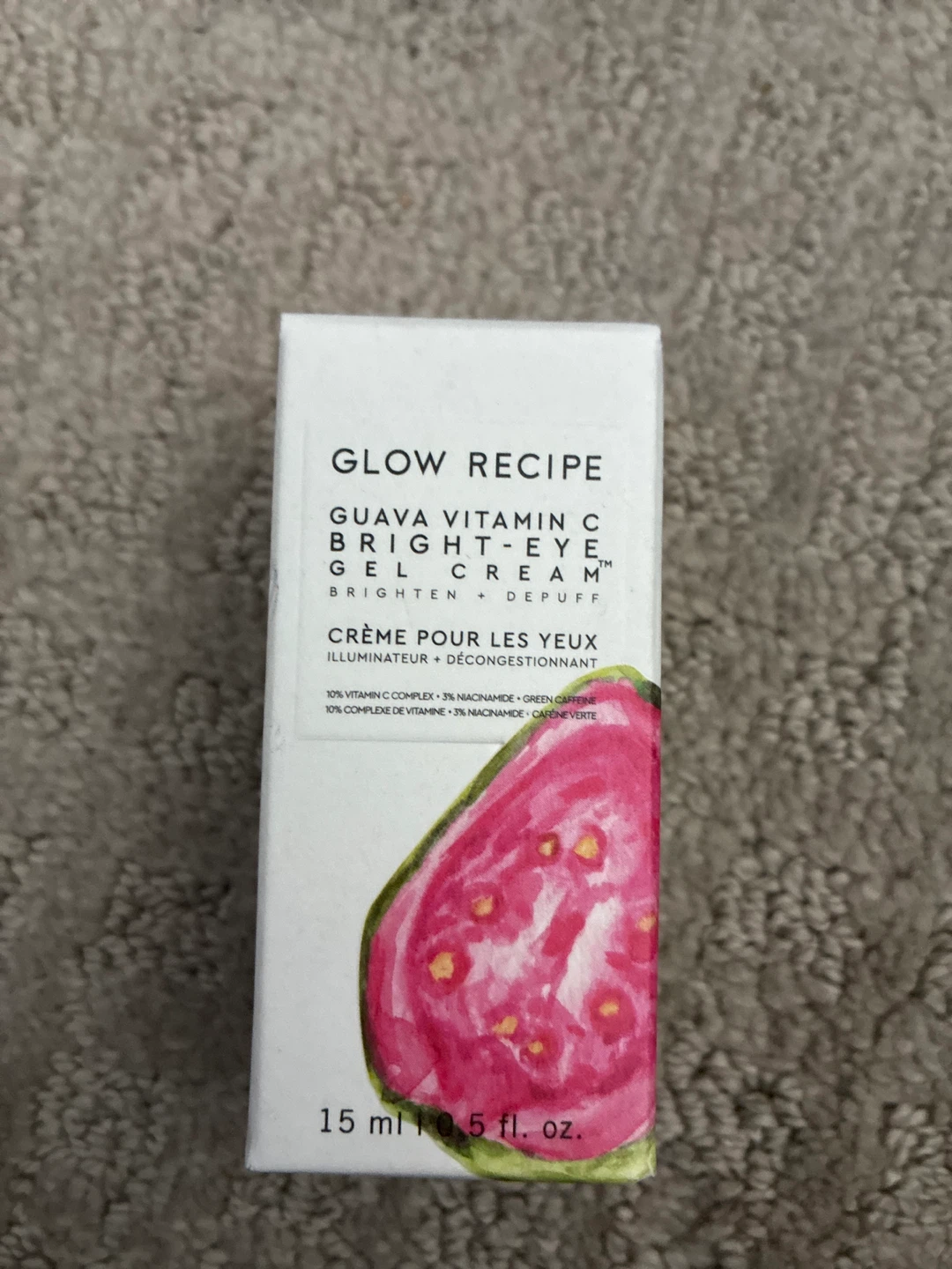Glow Recipe Guava Vitamin C Bright-Eye Gel Cream - 0.5 fl. oz.