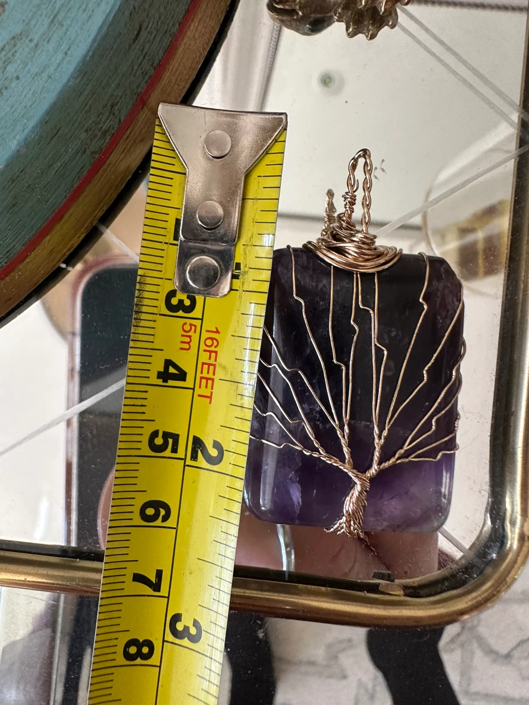 Amethyst Tree of Life Wire Wrapped Pendant - photo 5