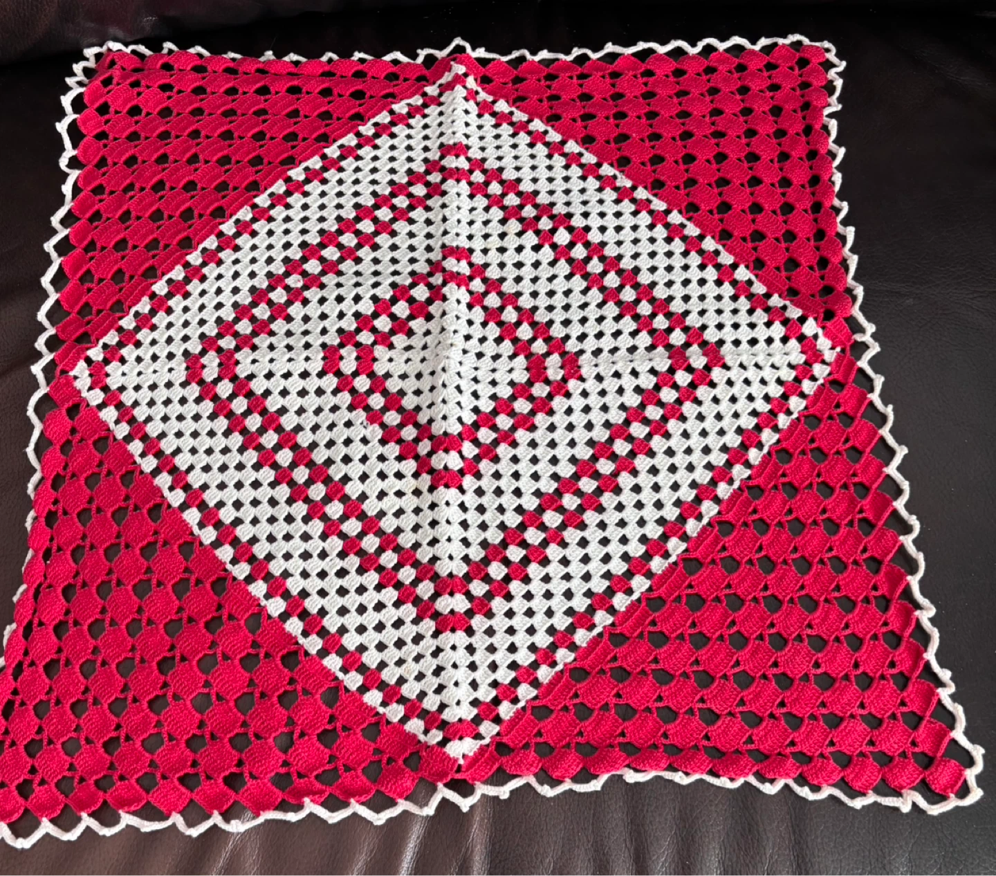 Set of 4 Handmade Crochet doilies