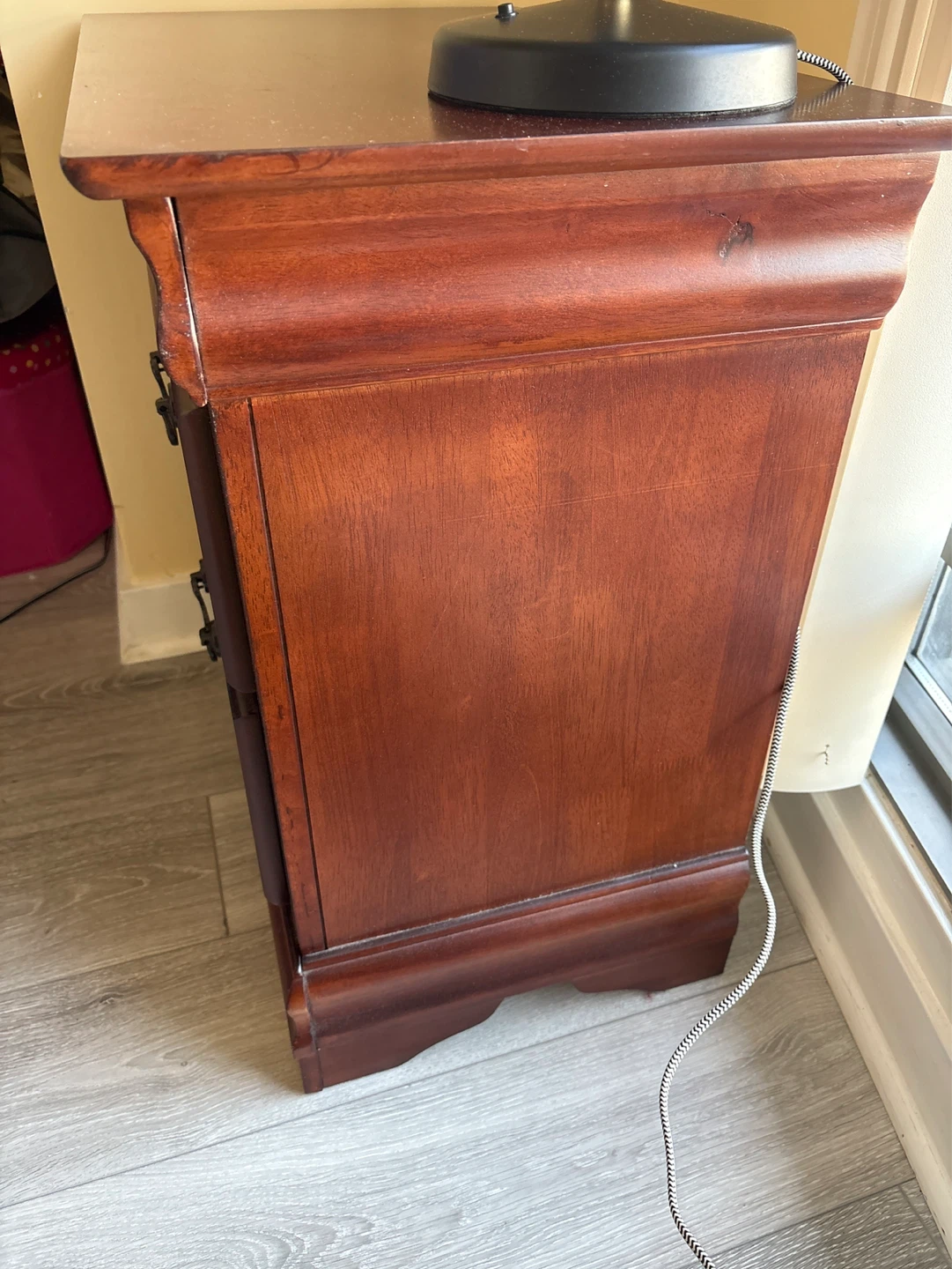 Wooden Two-Drawer Nightstand - photo 2