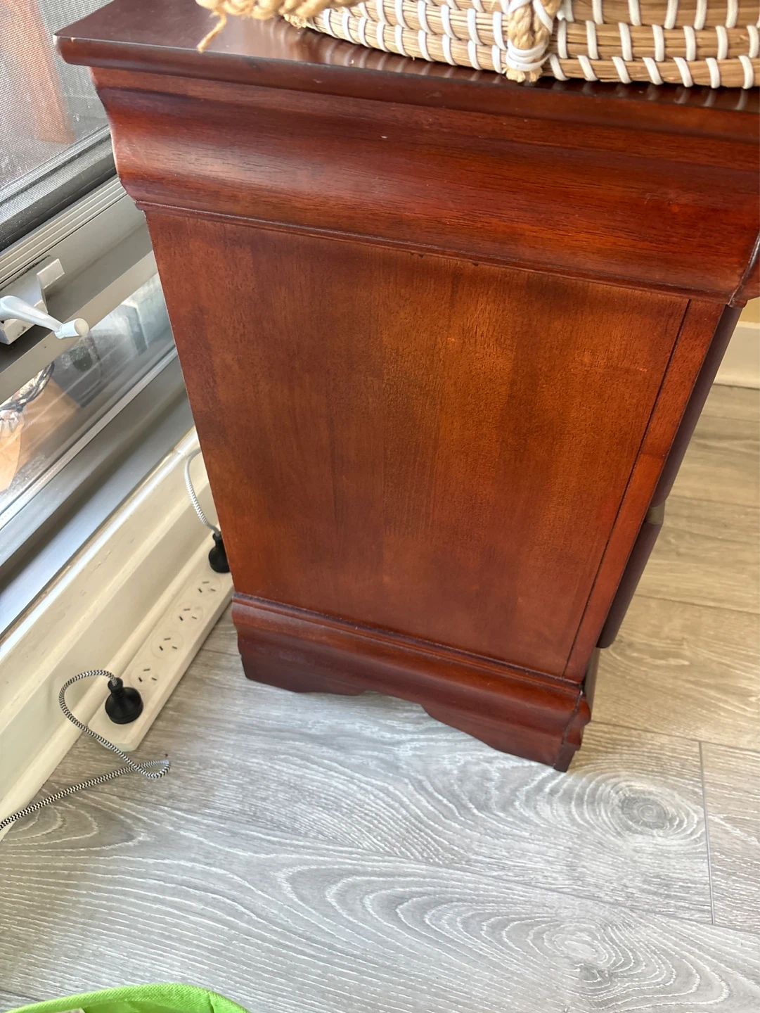 Wooden Two-Drawer Nightstand - photo 4