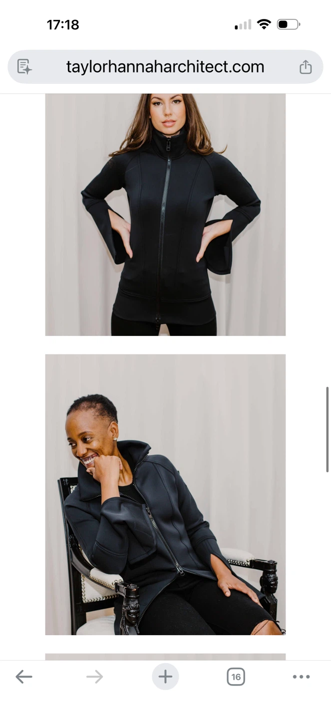 Limited edition Taylor Hannah Fashion Black Zip-Up Jacket - photo 2