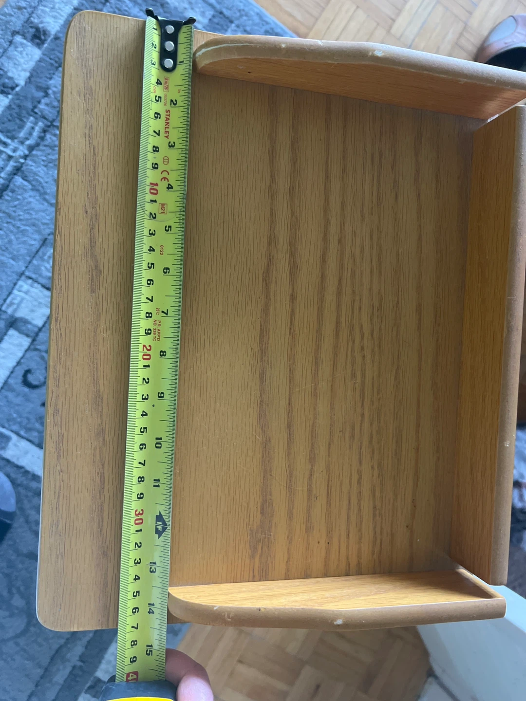 Wooden End Table - photo 3