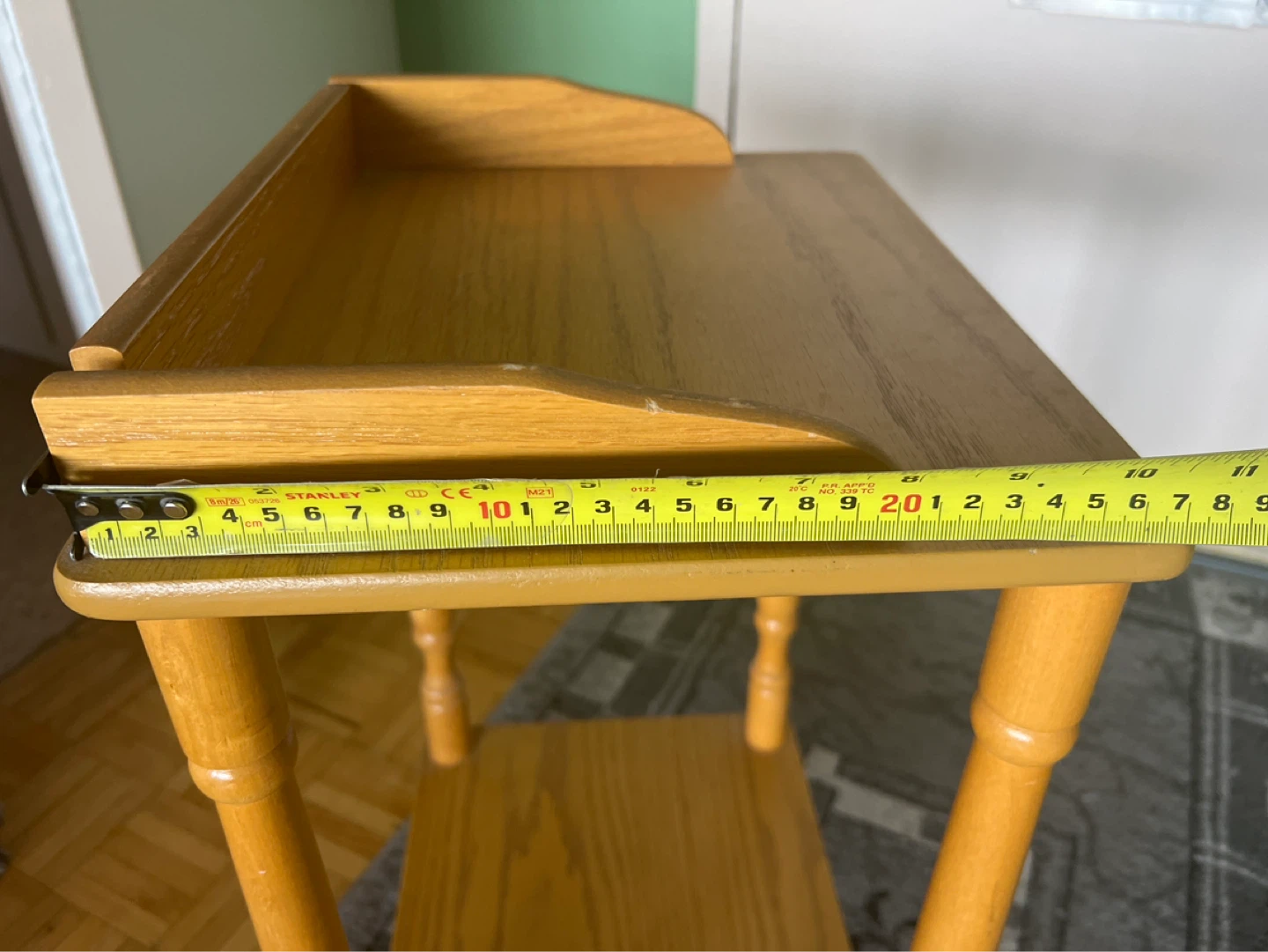 Wooden End Table - photo 5