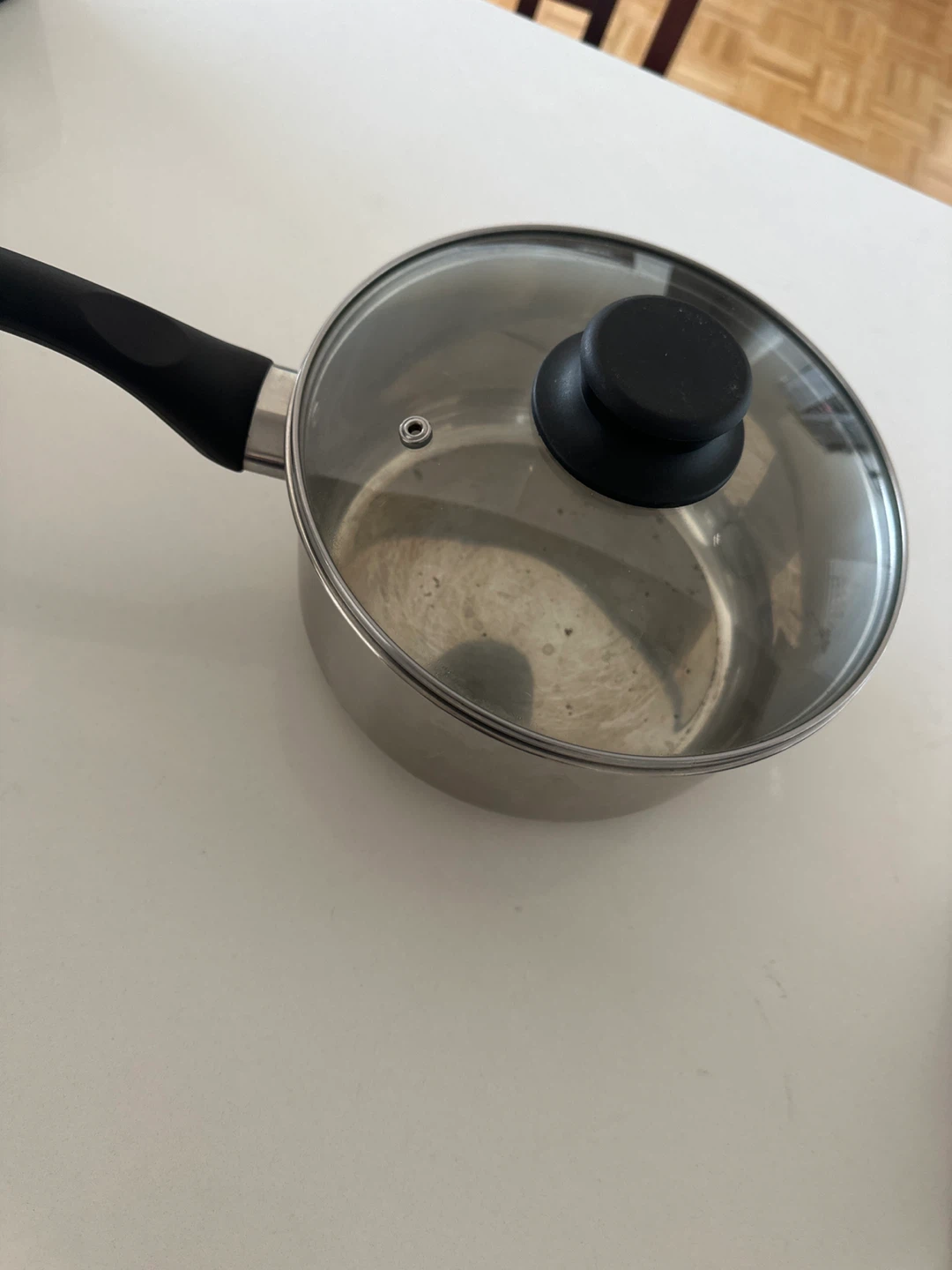 Stainless Steel Saucepan with Glass Lid - photo 2