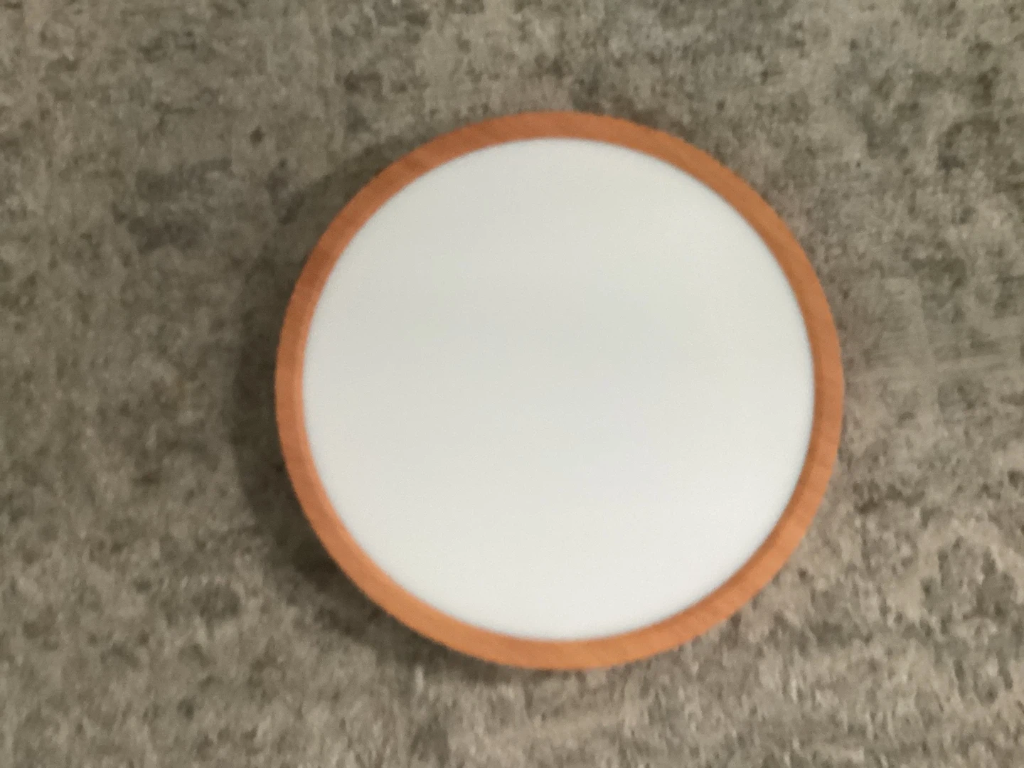 Round Coaster with Wood Rim