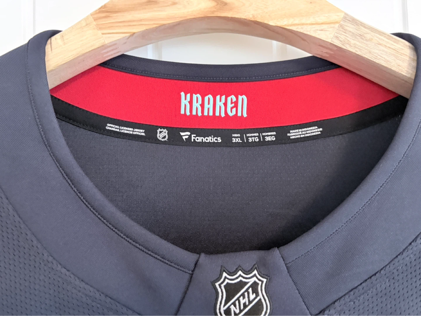 Authentic Fanatics Seattle Kraken Jordan Eberle Jersey Size 3XL - photo 5