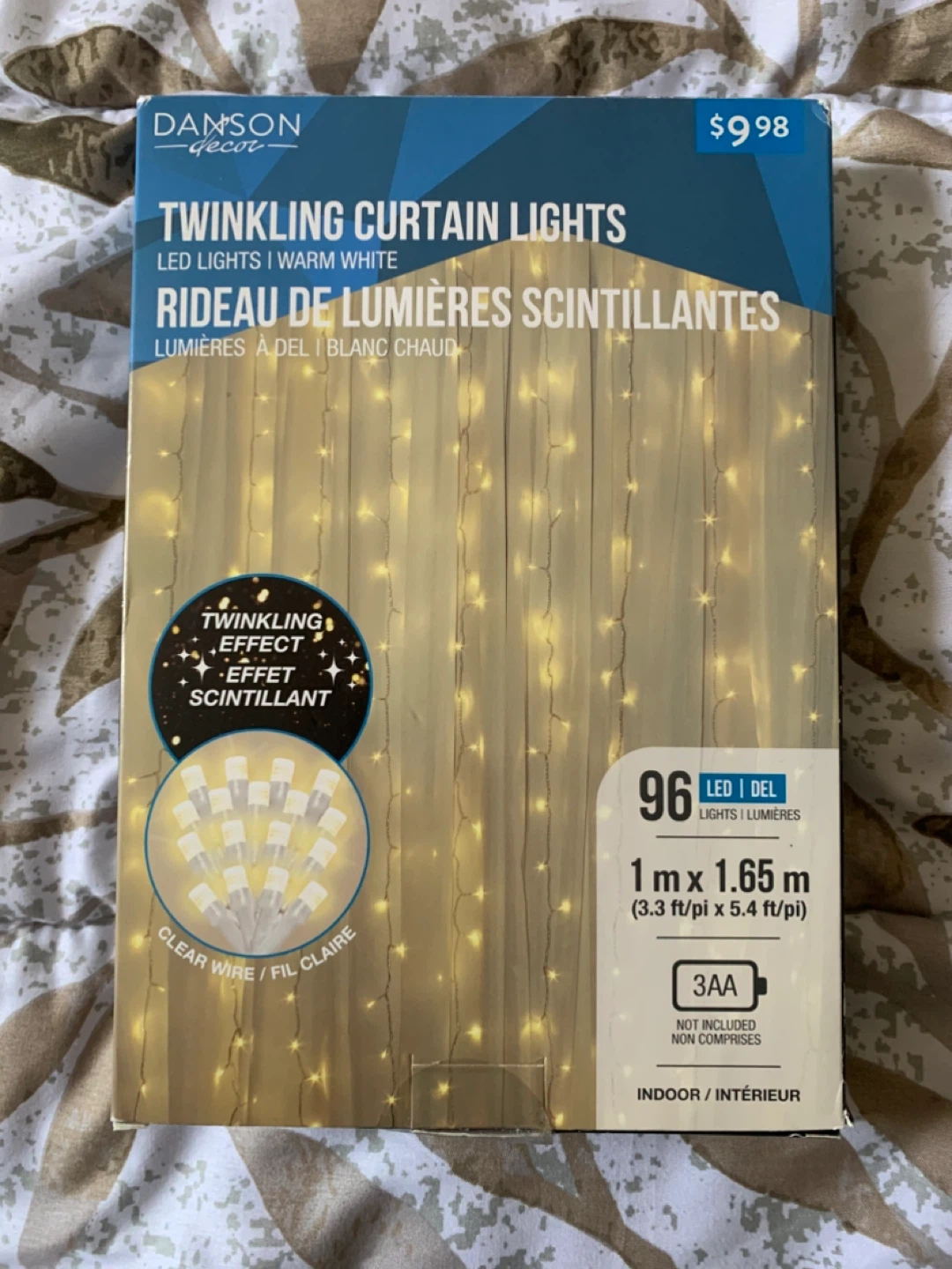 Danson Décor Twinkling Curtain Lights