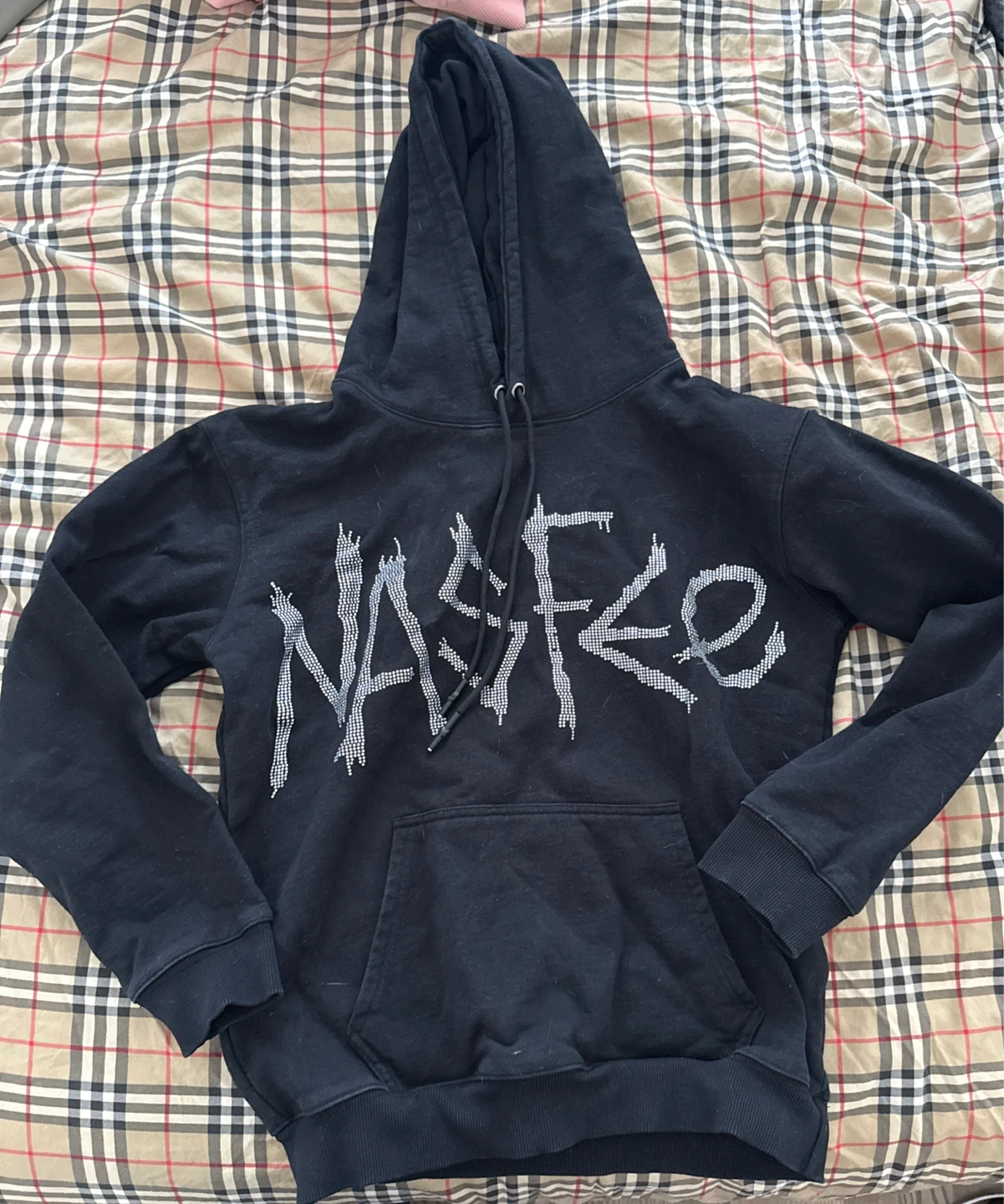 Black Gal Rhinestone Hoodie
