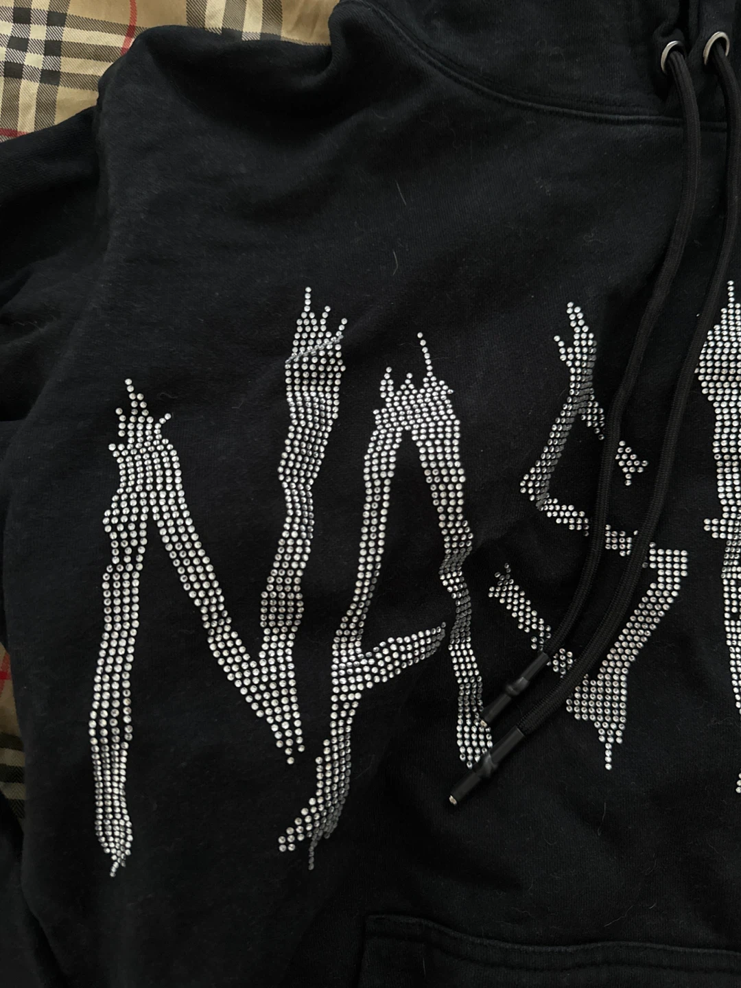 Black Gal Rhinestone Hoodie - photo 2