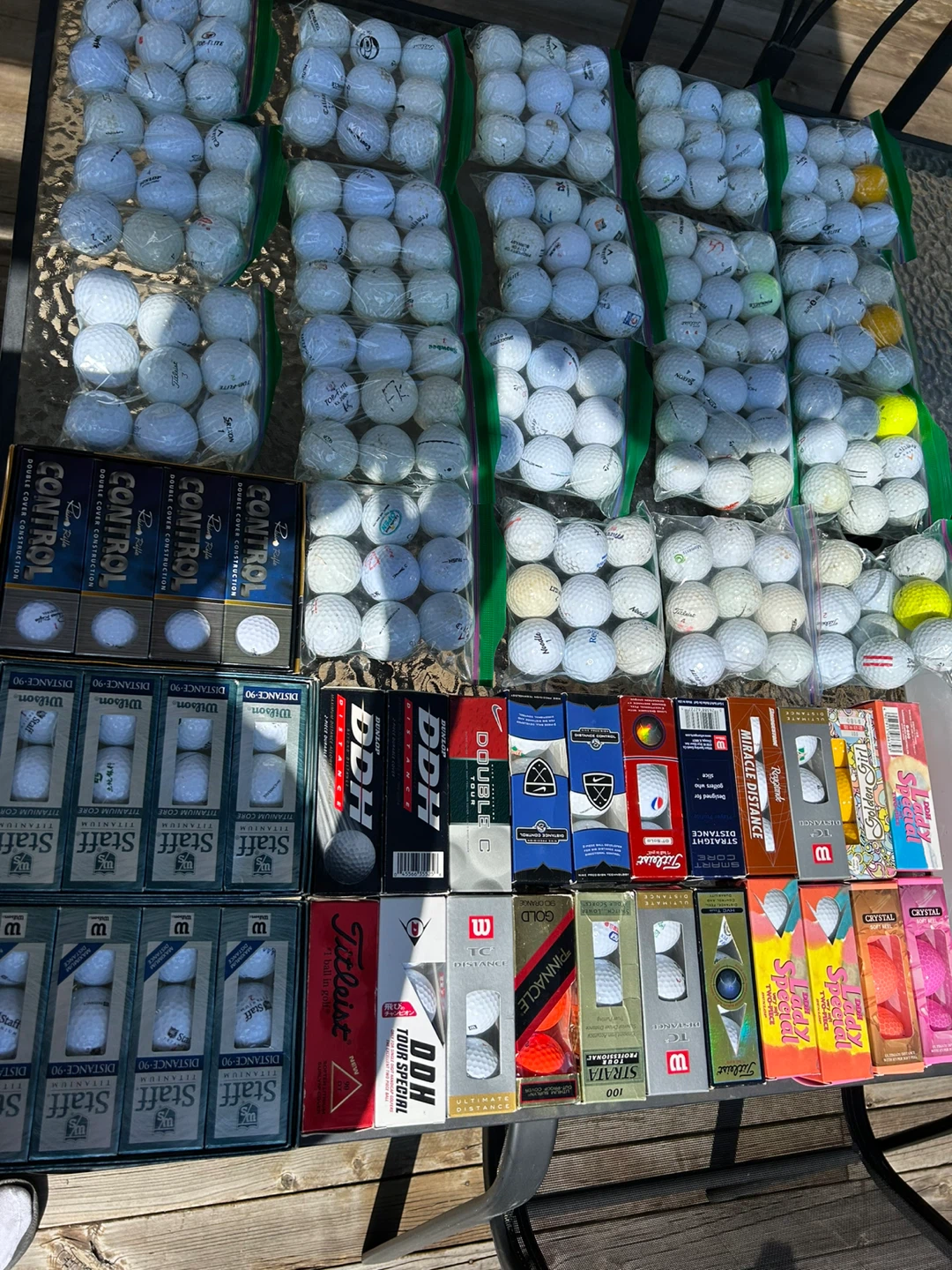 3 packs for $10 Large Variety New and Used Golf Balls