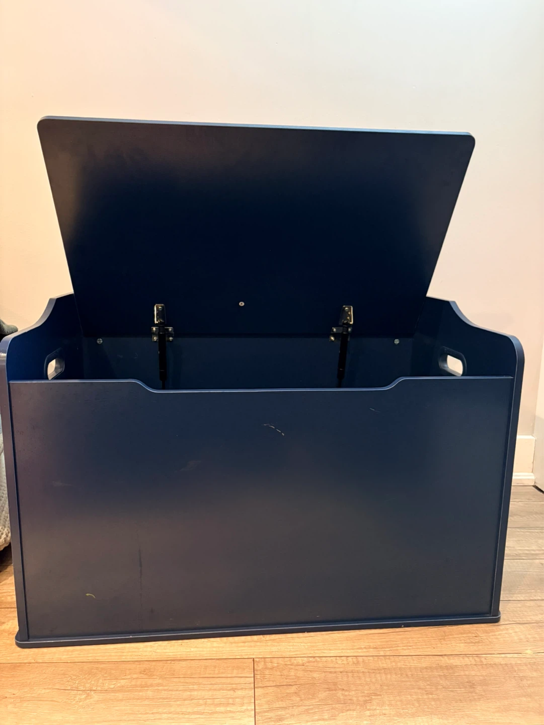 KidKraft Navy Blue Toy Box Bench - photo 3