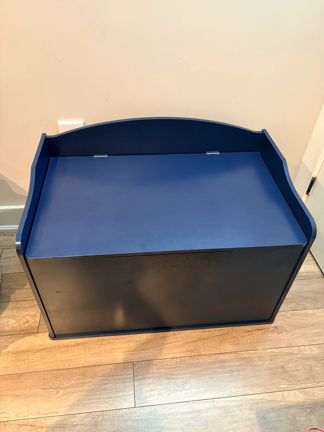 KidKraft Navy Blue Toy Box Bench