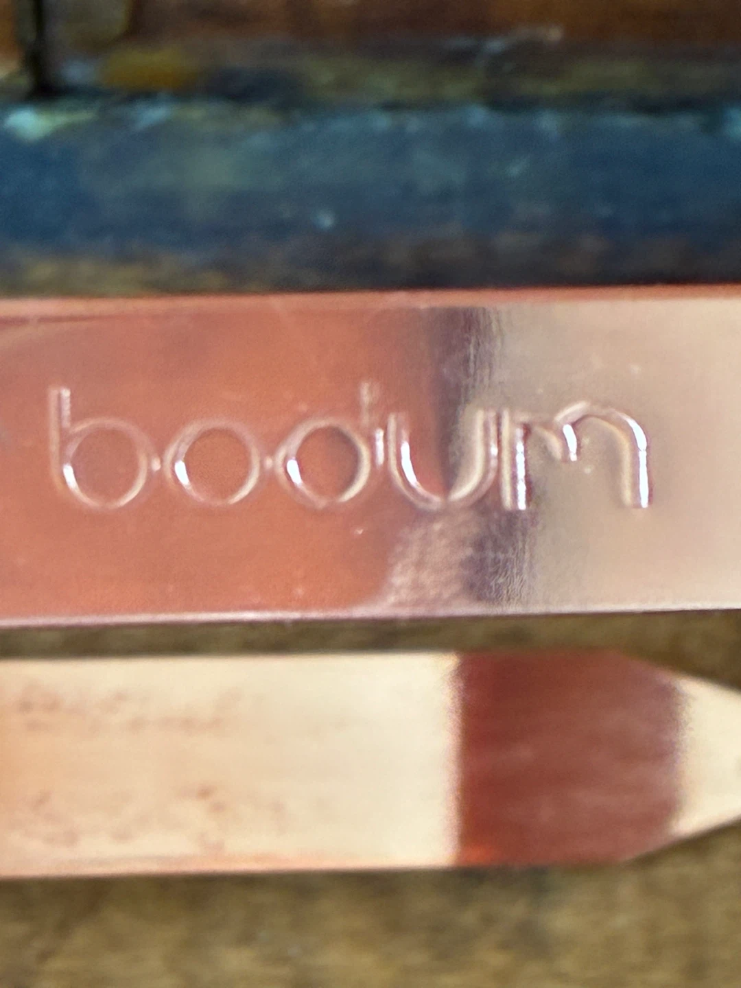 big BODUM Chambord AS IS French Press copper finish Coffee Maker - photo 3