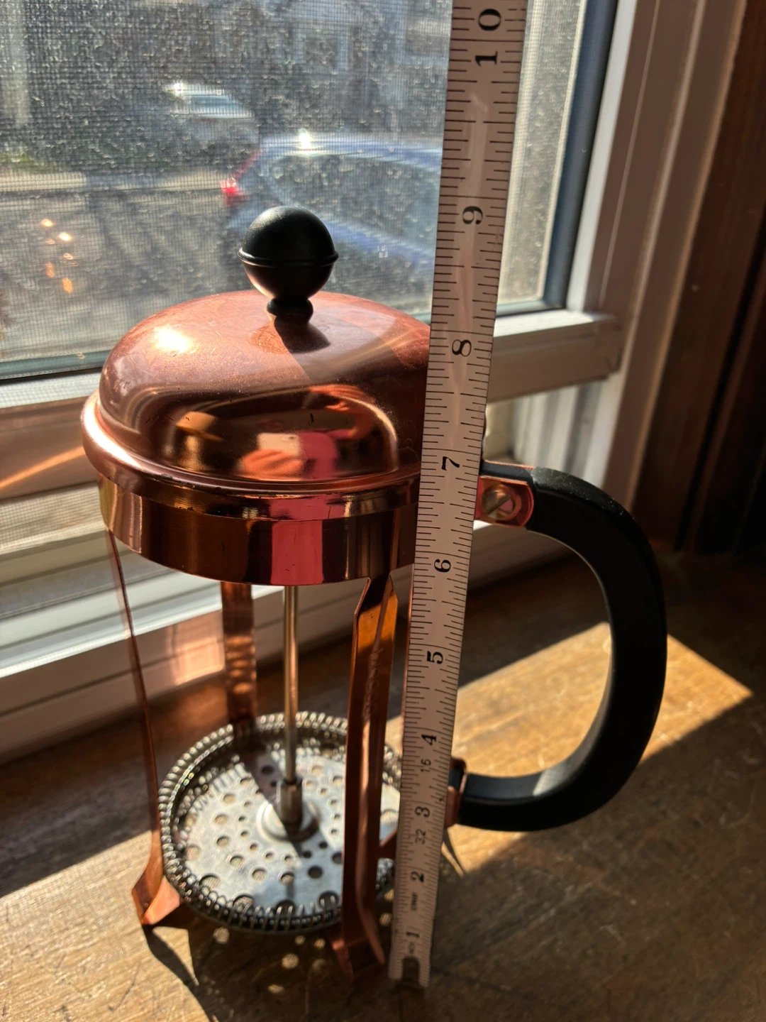 big BODUM Chambord AS IS French Press copper finish Coffee Maker - photo 4