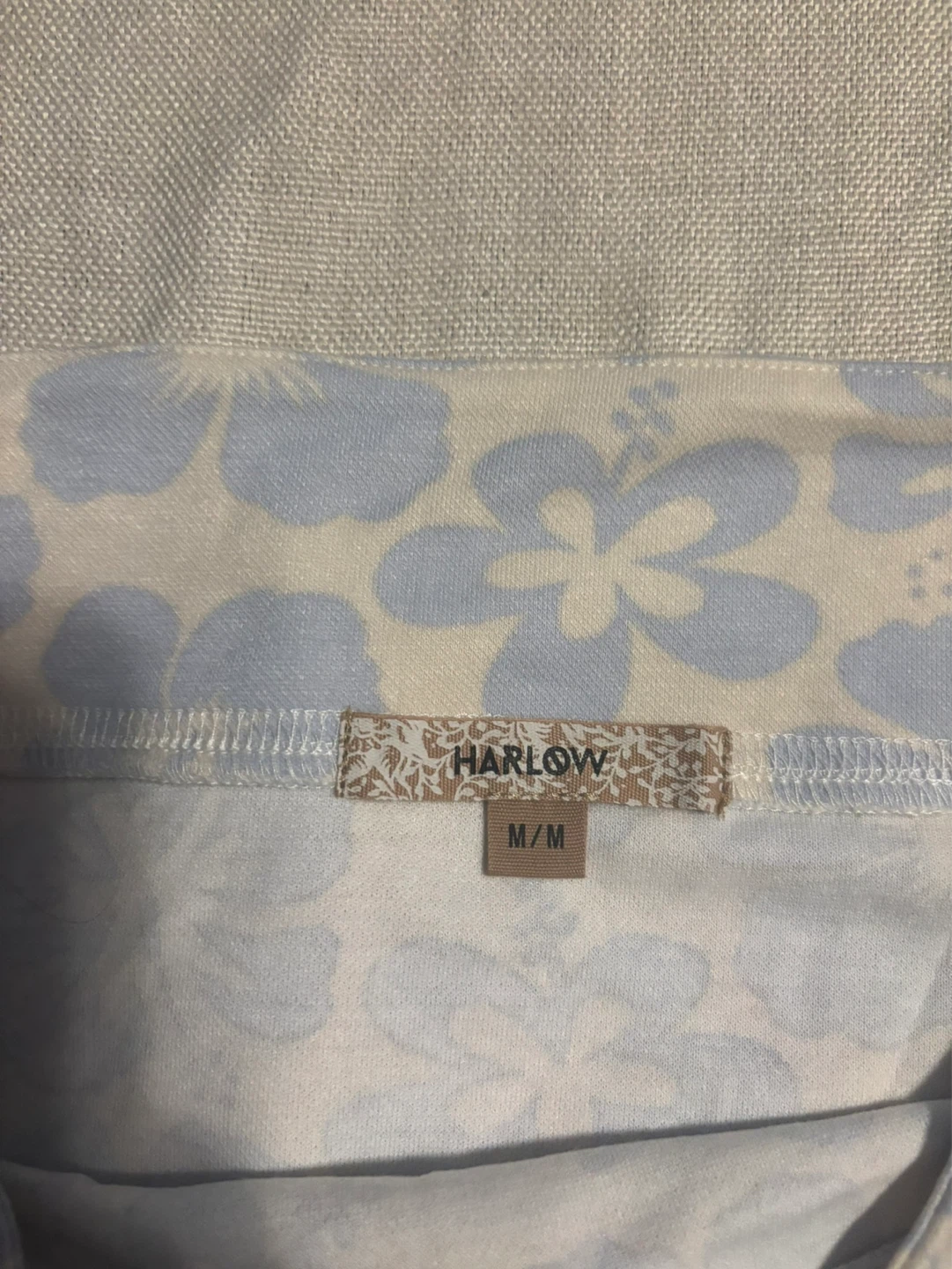 Harlow M/M Skirt - Blue Floral - photo 2