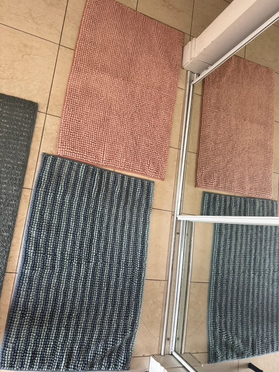 Set of 2 Chenille Bath Mats
