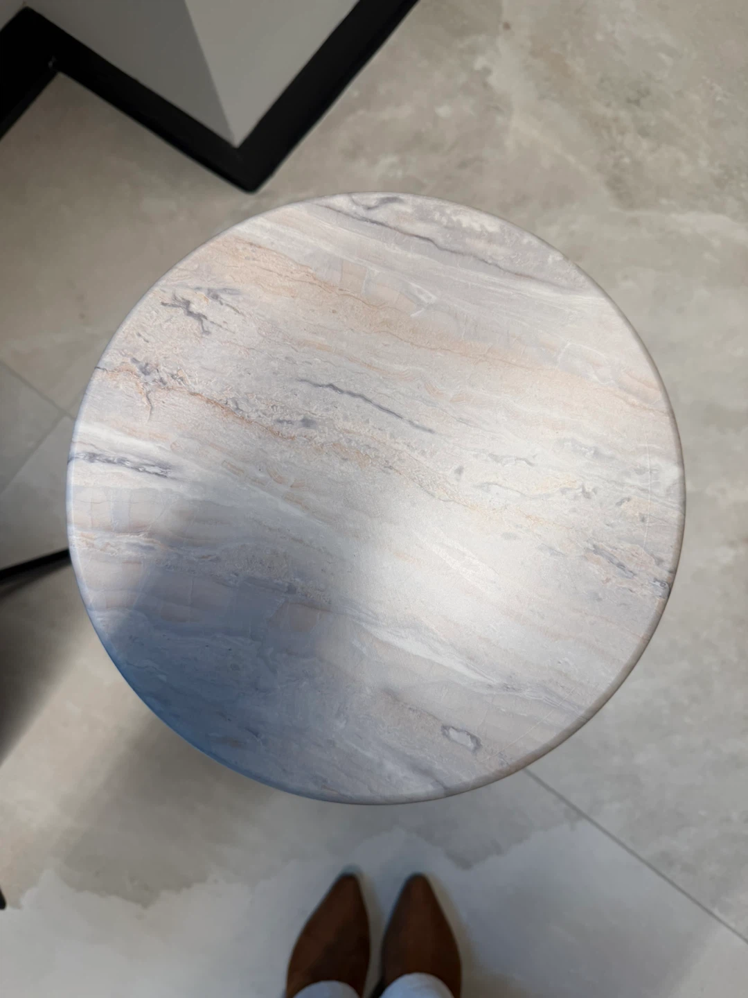 Marble Top Accent Table - photo 2