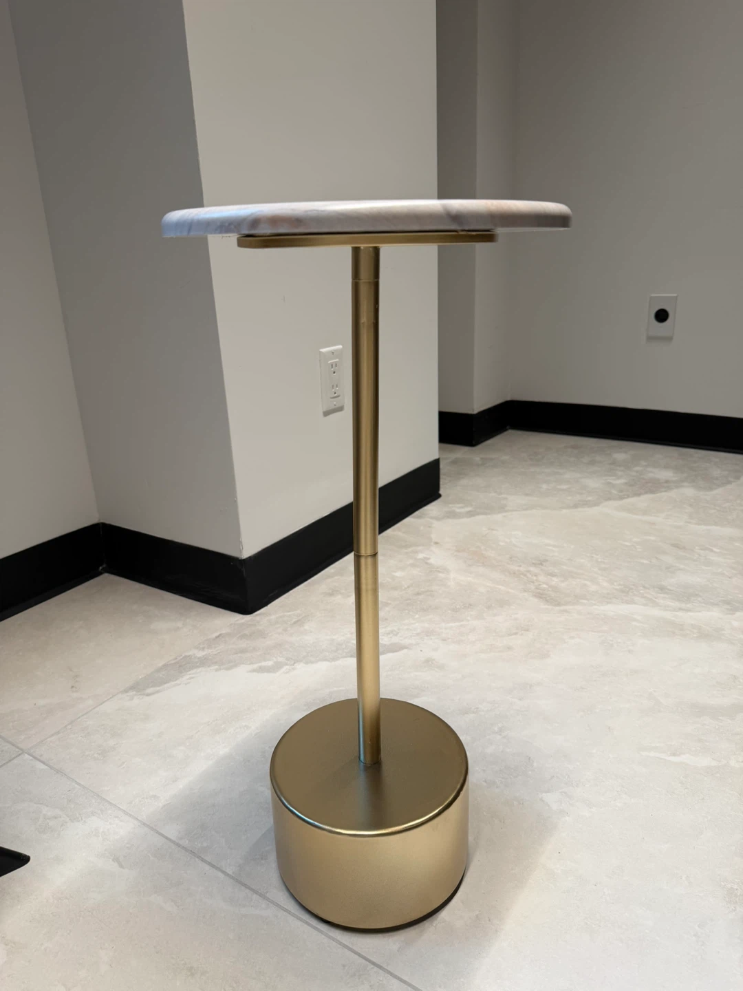 Marble Top Accent Table