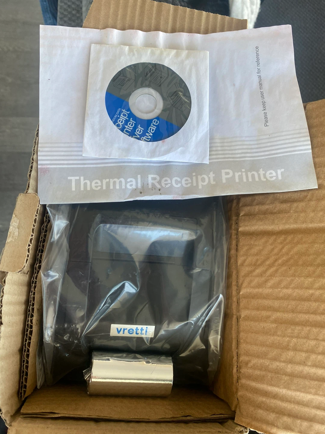 Vretti Mini Thermal Receipt Printer with Driver CD