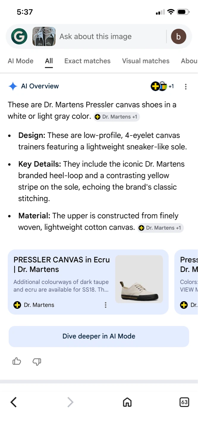 Dr. Martens Pressler Canvas Shoes Grey men’s 42 - 9 - photo 4