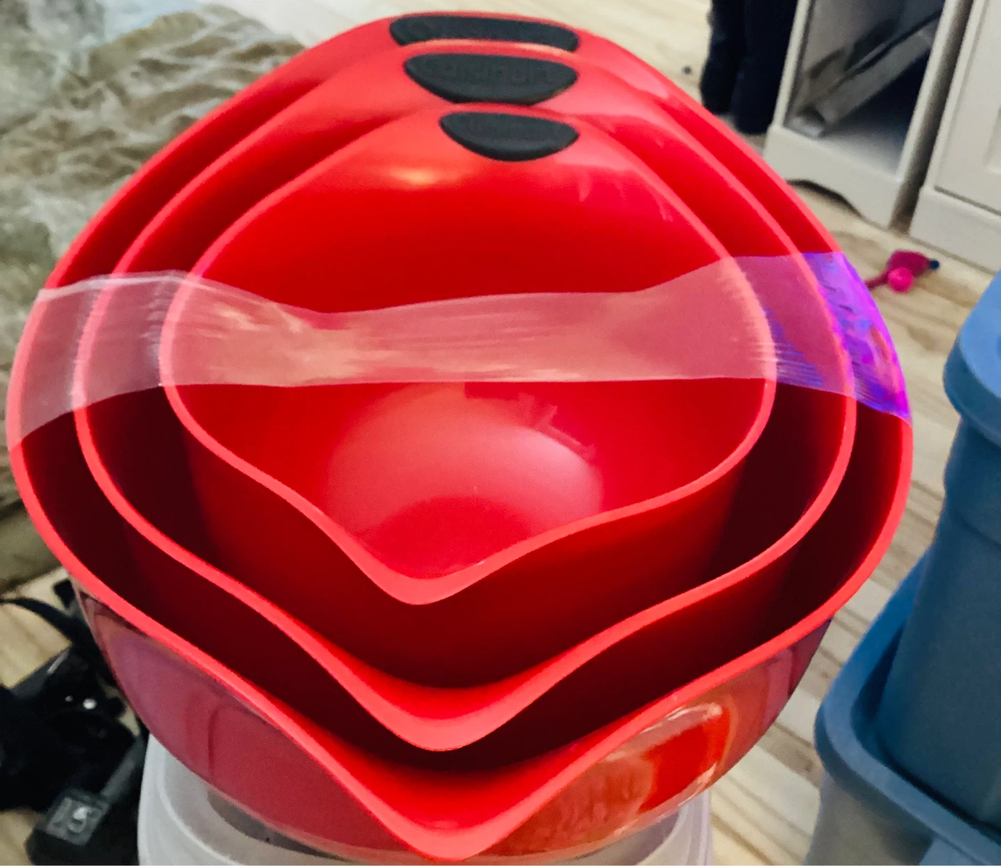 Cuisinart Red Nesting Mixing Bowls Set