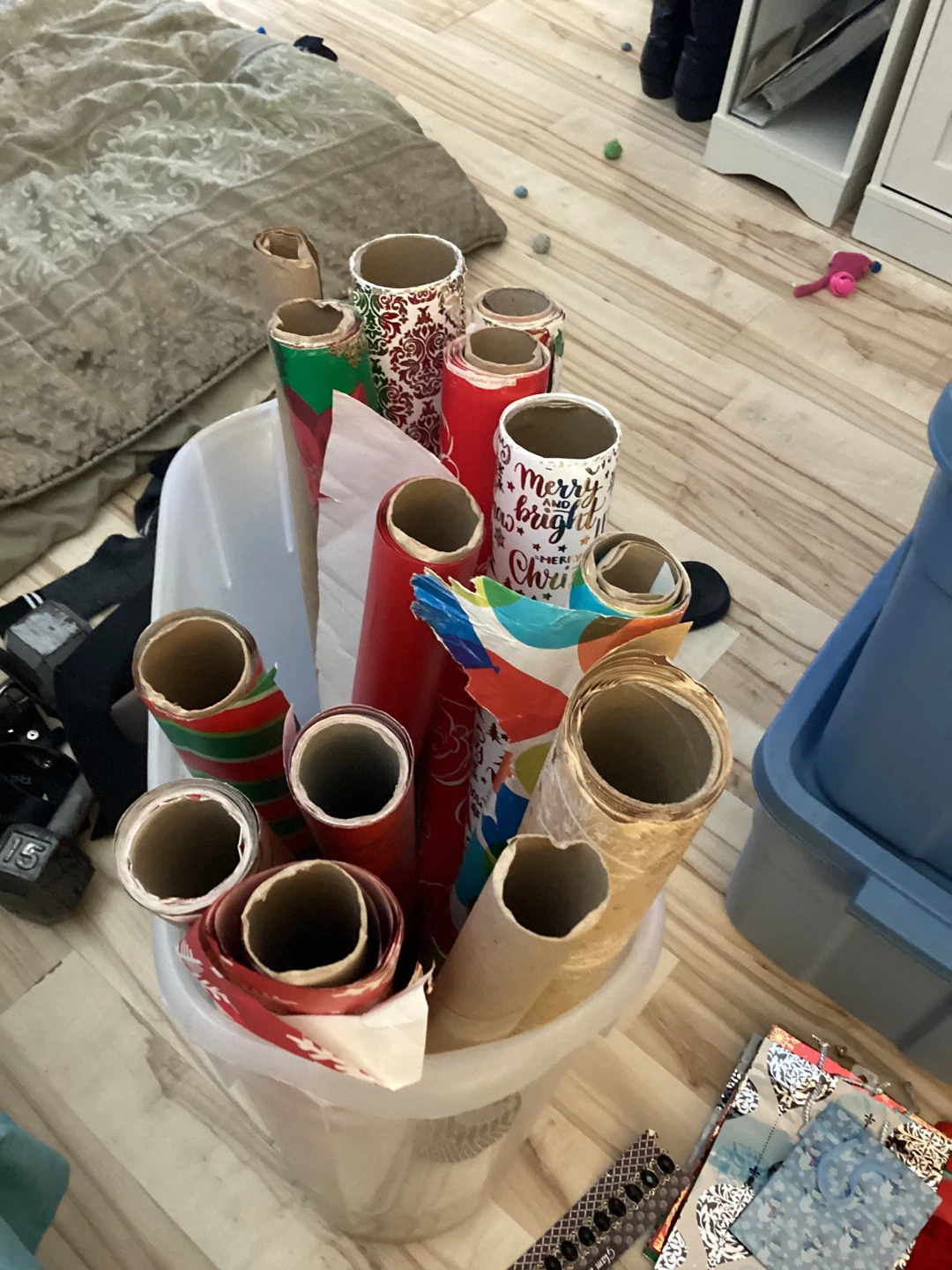 Christmas Decorations and Gift Wrap Lot - photo 2