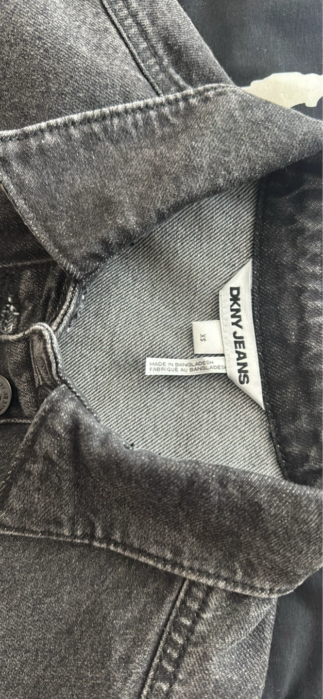 DKNY Jeans Black Denim Dress XS - photo 3