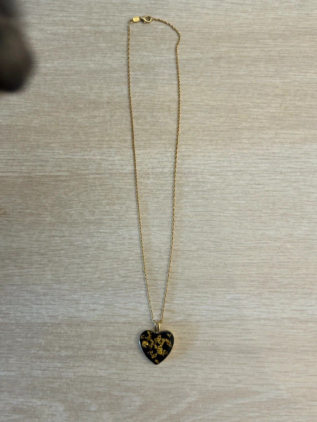 14K Gold Heart Pendant Necklace