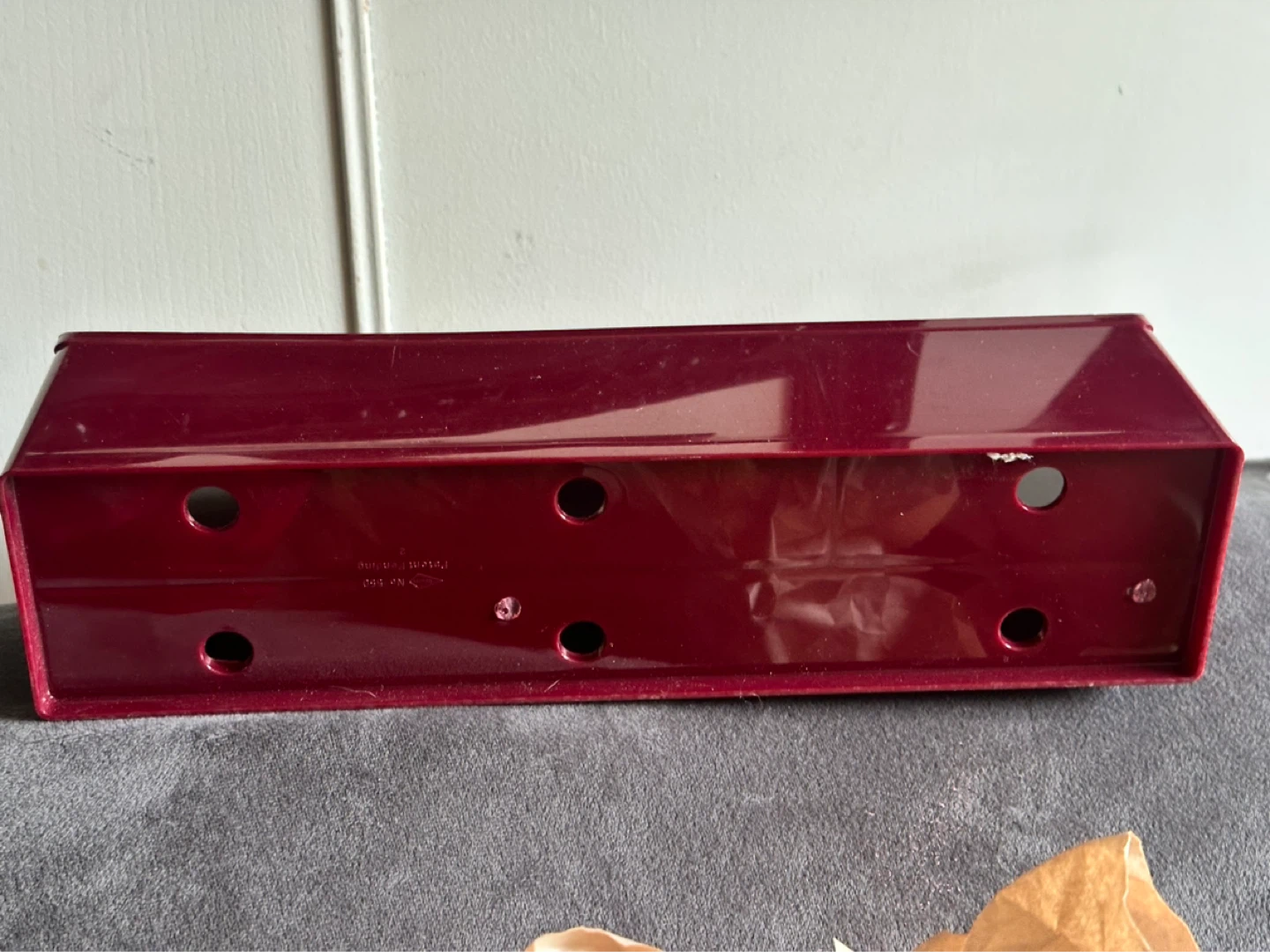 Vintage burgundy Rogers No 550 Desk Organizer - photo 4