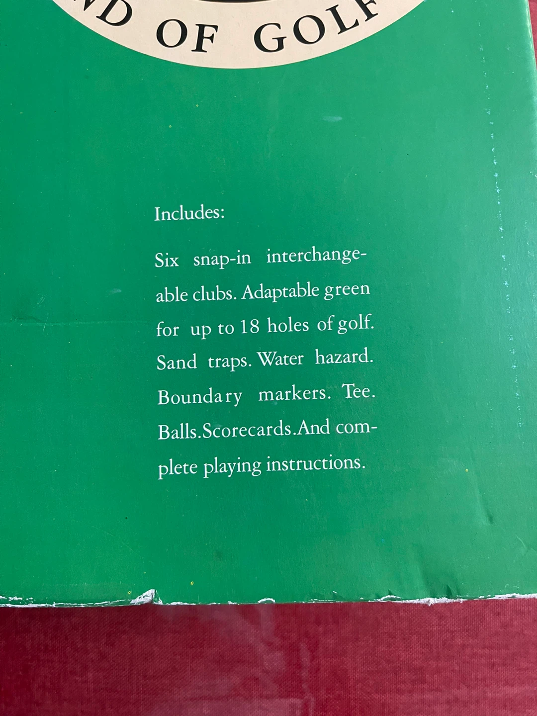 1999 Arnold Palmer Indoor Golf Game - photo 2