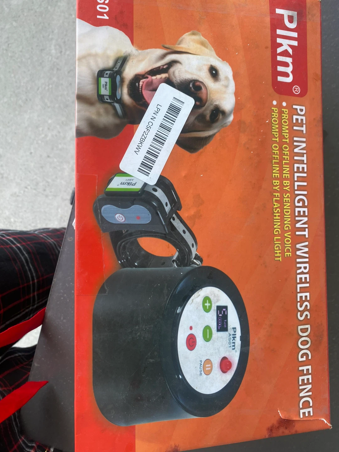 Plkm AS01 Pet Intelligent Wireless Dog Fence System