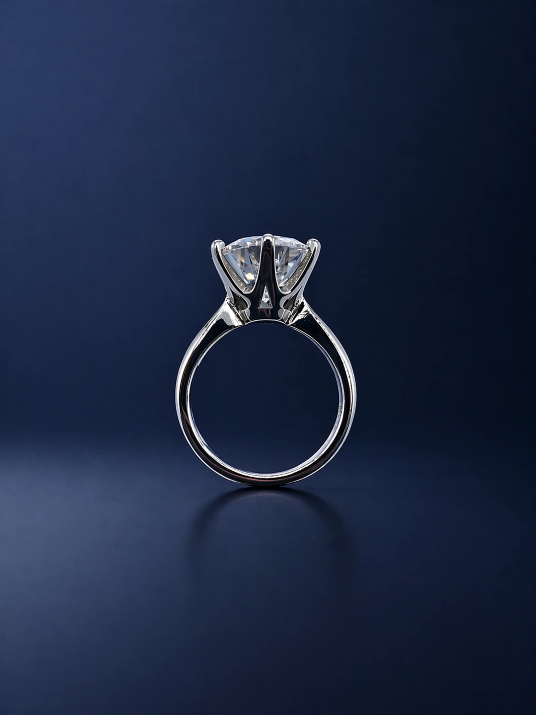 3 Carat Sterling silver  Moissanite engagement ring - photo 3