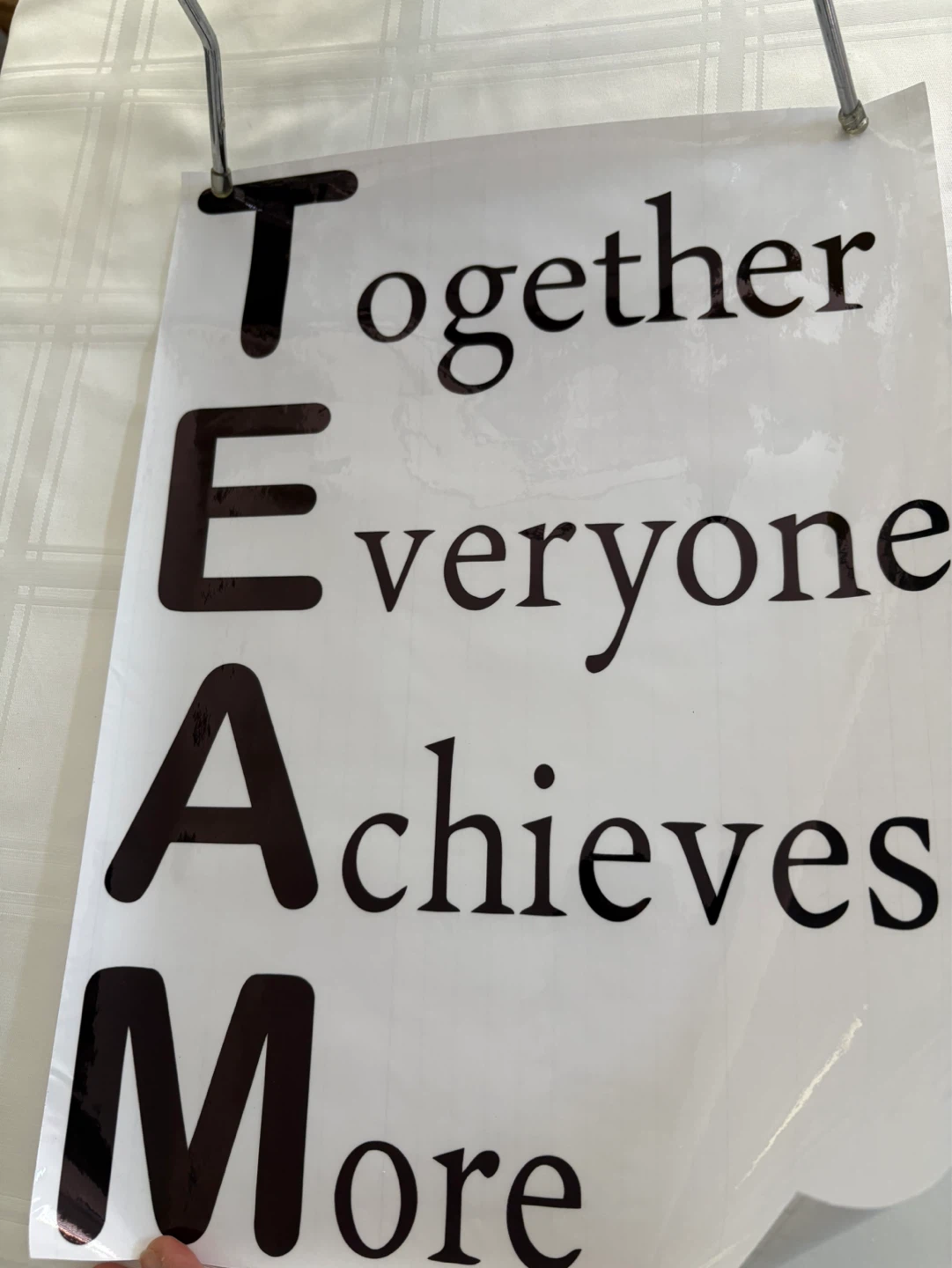 TEAM Together Everyone Achieves More Wall Decal