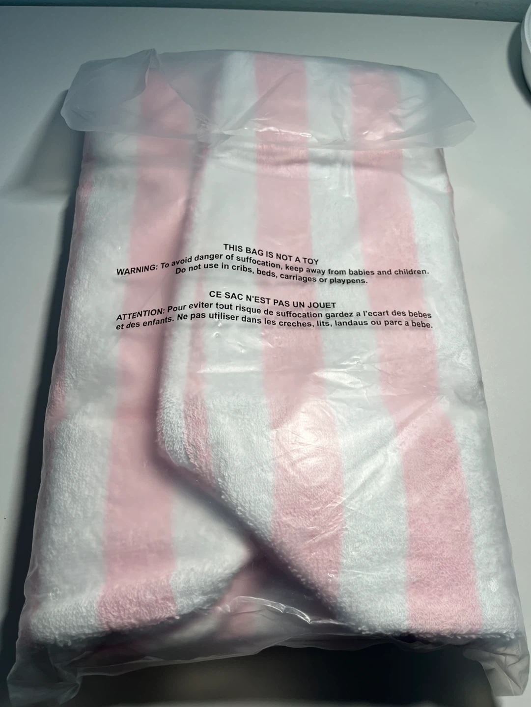 Victoria’s Secret Angel Essentials Pink Terry Tote Bag - photo 3