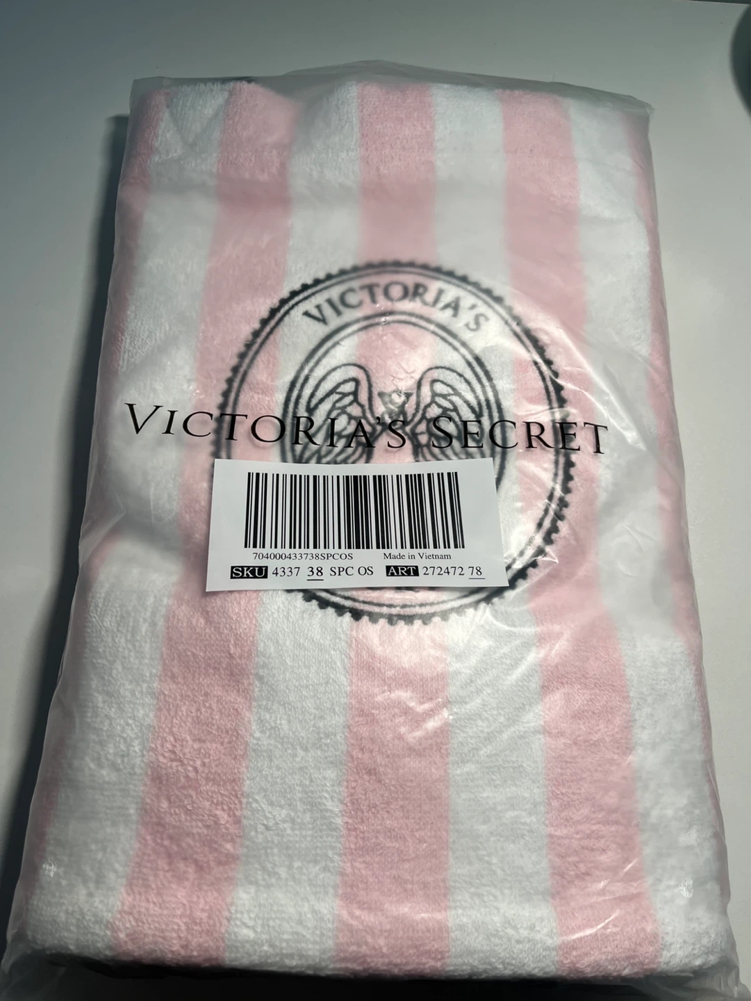 Victoria’s Secret Angel Essentials Pink Terry Tote Bag - photo 2