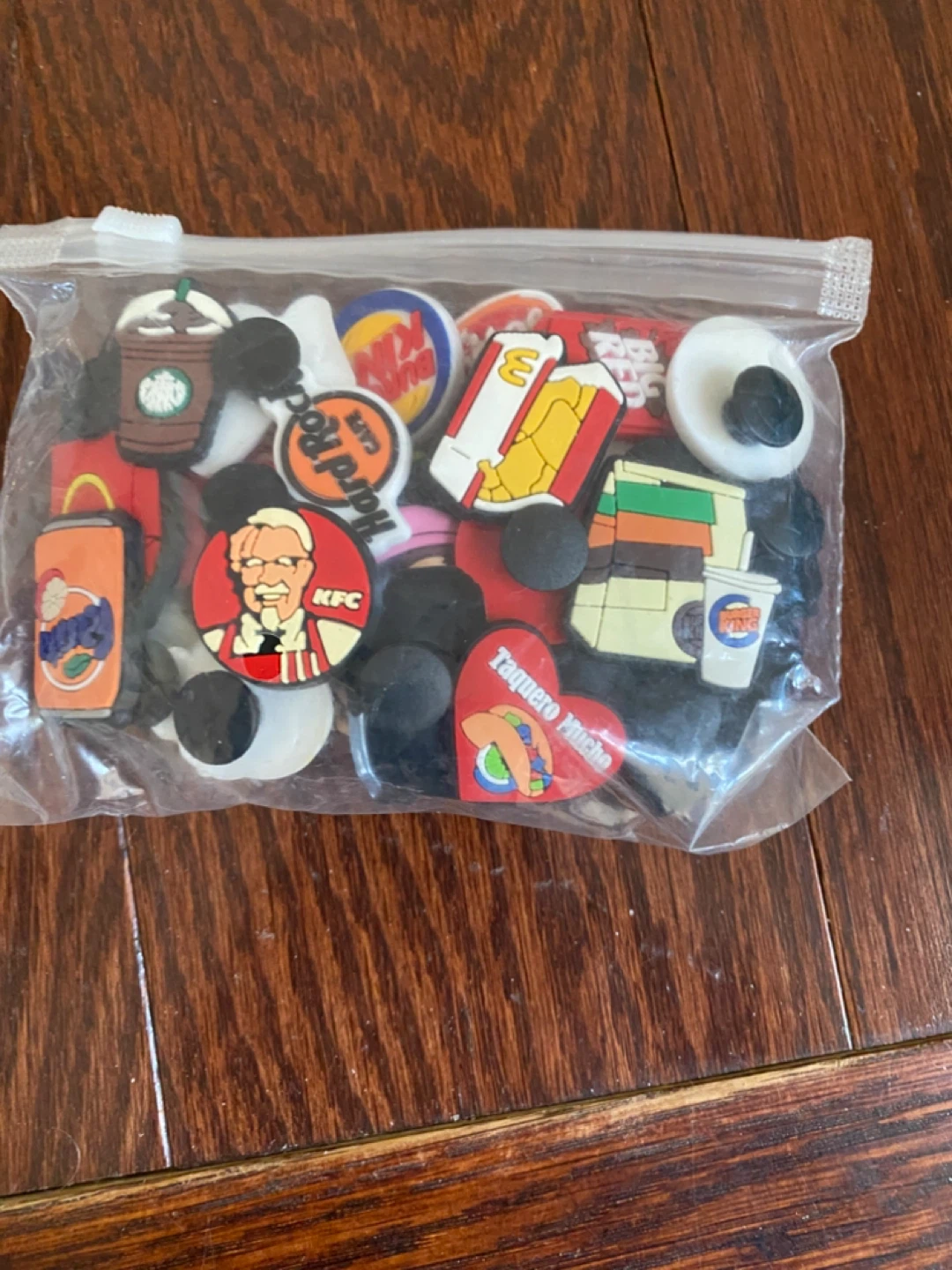 Assorted Fast Food & Drink Shoe Charms