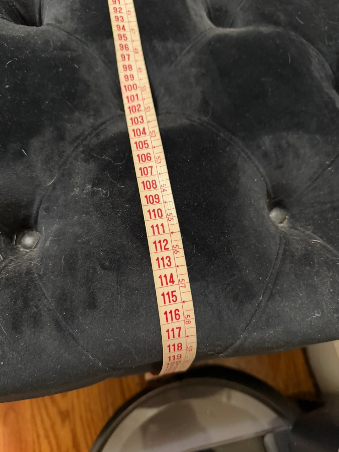 Tufted Velvet Ottoman Bench - photo 5