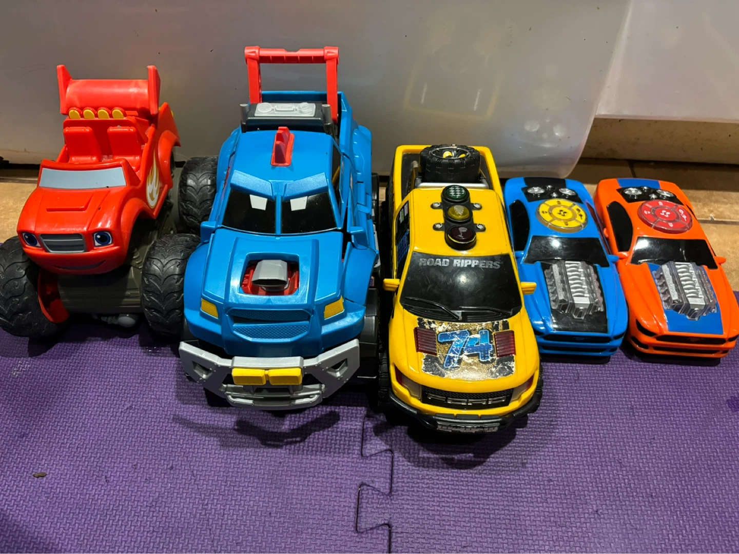 Road Rippers Toy Cars Lot