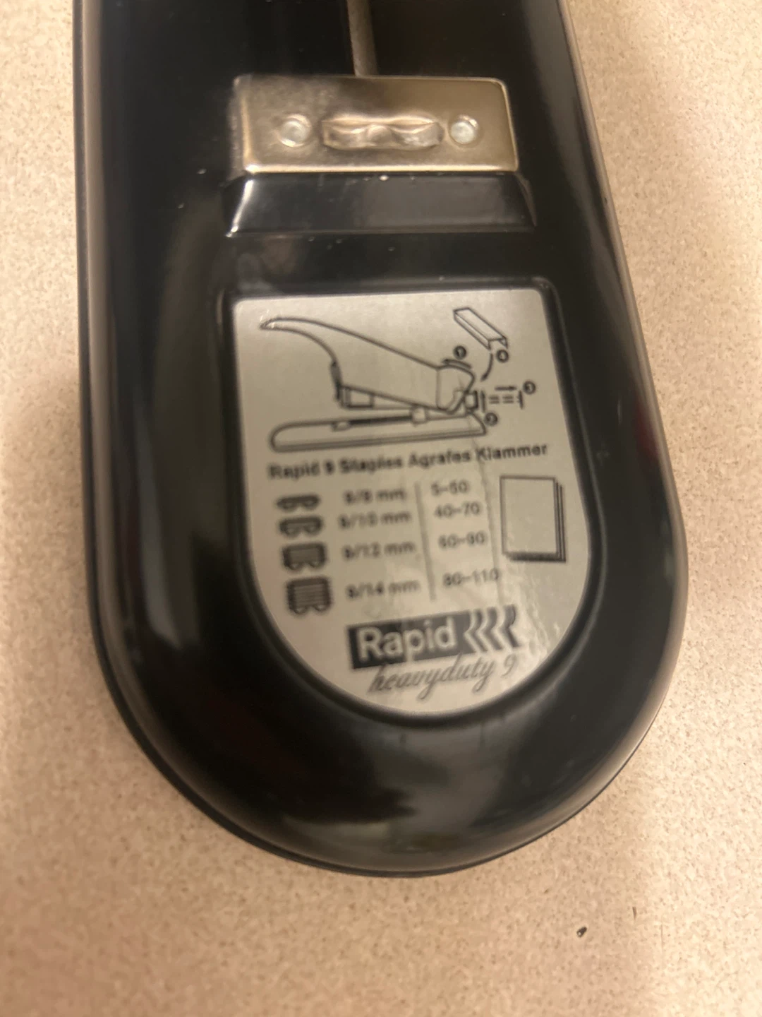 Rapid HD9 Heavy Duty Stapler - photo 2