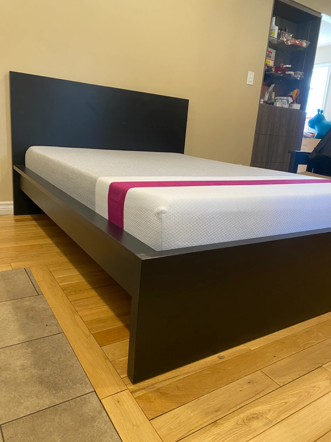 IKEA MALM Full Size Bed with Juno Mattress (CAN DELIVER) - photo 5