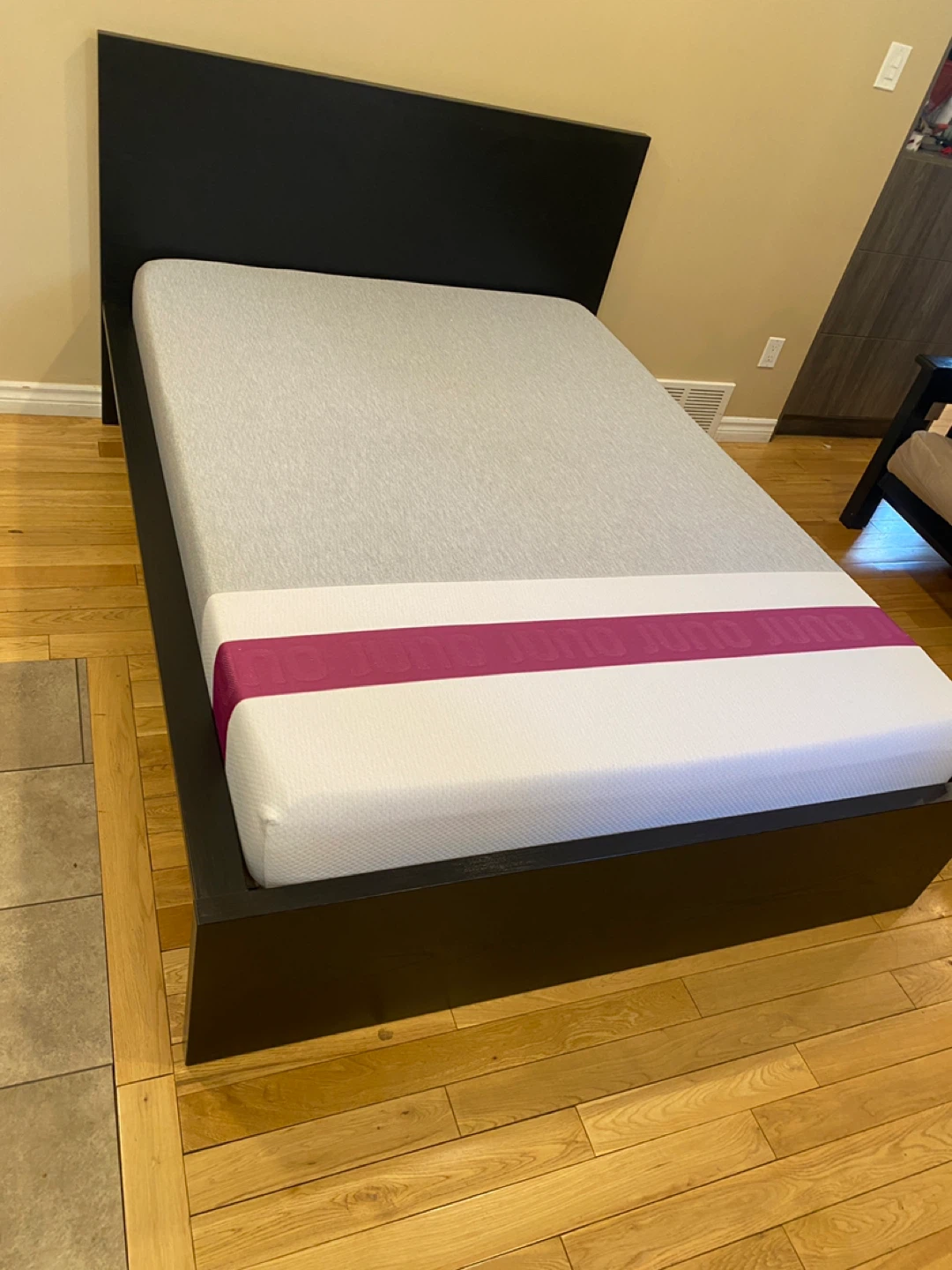 IKEA MALM Full Size Bed with Juno Mattress (CAN DELIVER) - photo 4