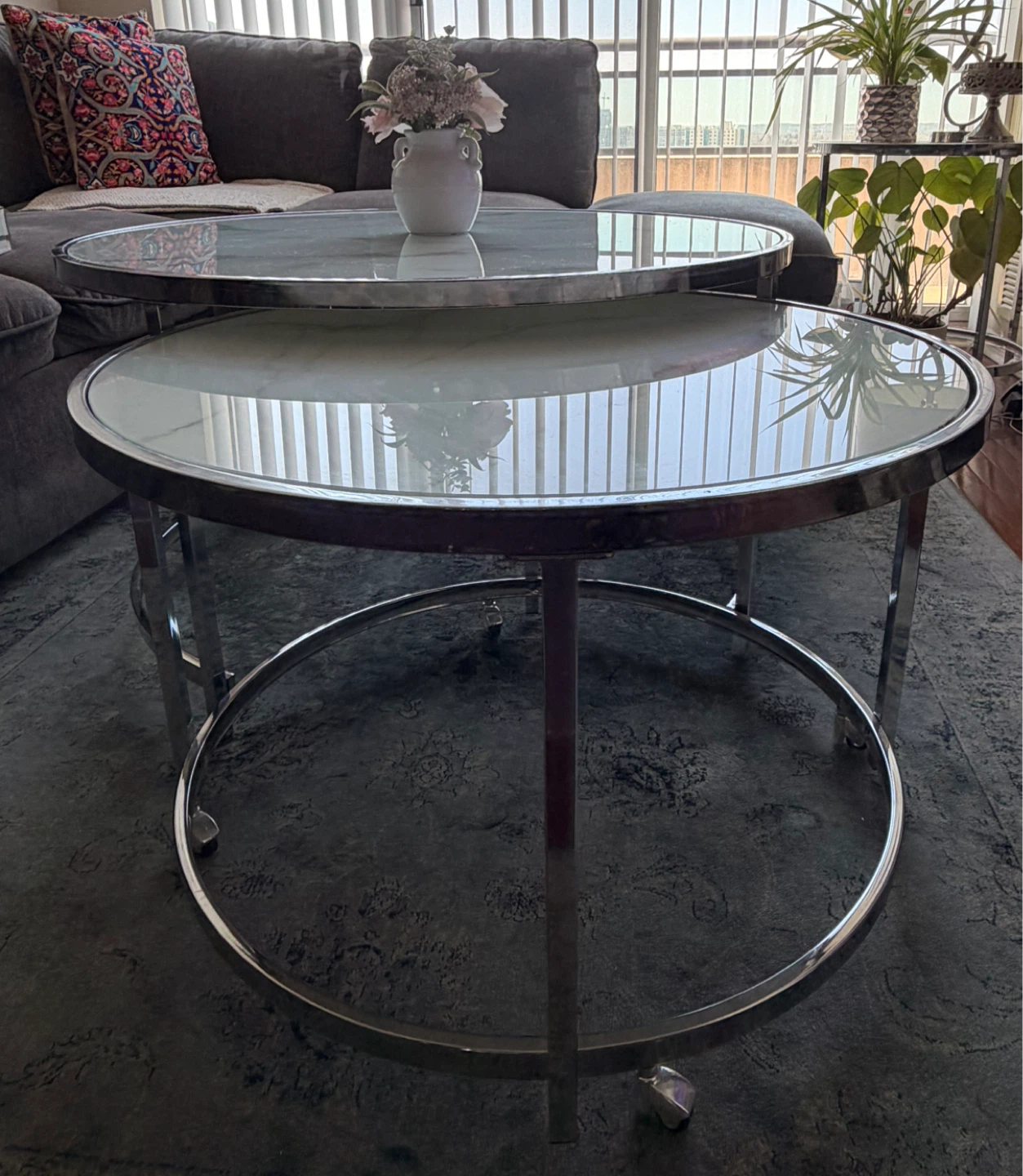3 Modern marble coffee table set – can be sold separately - photo 2